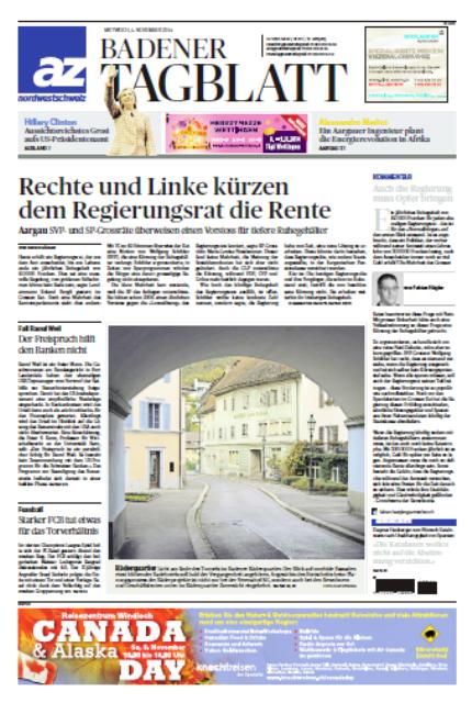 az Badener Tagblatt az Badener Tagblatt